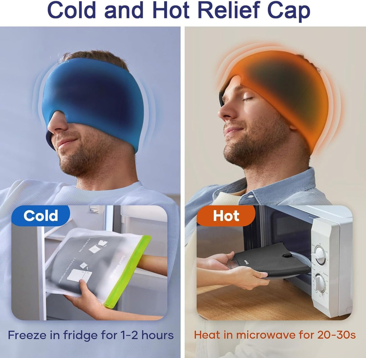 Migraine Relief Cap With Box - Instant Headache Relief