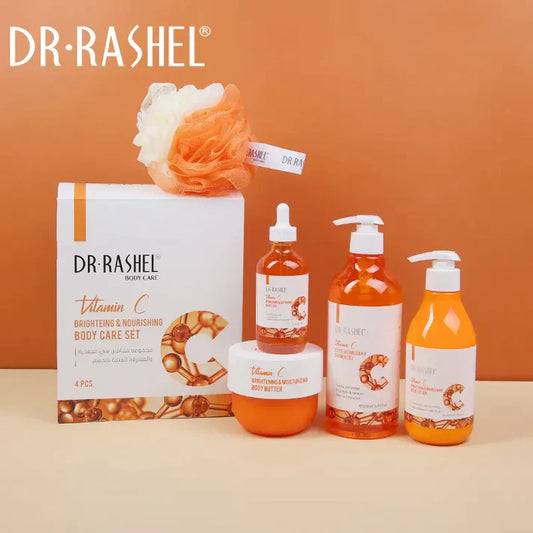 Vitamin C Brightening Body Care Set – 4-Piece Nourishing Kit