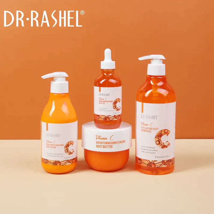 Vitamin C Brightening Body Care Set – 4-Piece Nourishing Kit