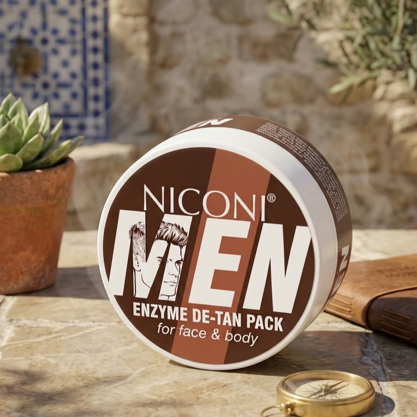 Men’s Enzyme De-Tan Face & Body Pack – Smooth Skin