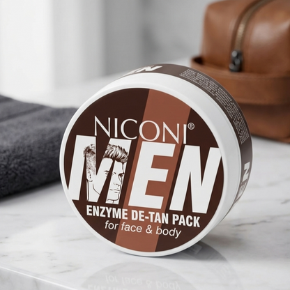Men’s Enzyme De-Tan Face & Body Pack – Smooth Skin